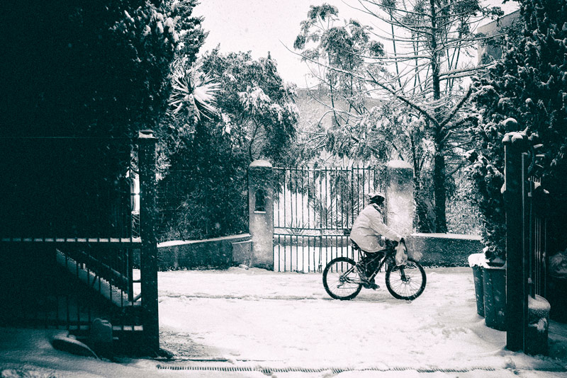 nevicata storica ad alcamo